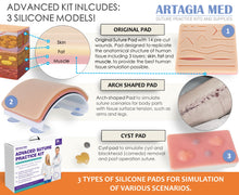 Advanced Practice Kit for Medical Students (35 Pcs) – Latest Generation of Most Complete Model, Including: Tool Kit with Variety of Suture Threads, 3 Top Quality Suture Pads